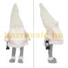 LED Elf 85 cm light figure Christmas decoration, made of pink plastic and polyester