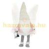 LED Elf 85 cm light figure Christmas decoration, made of pink plastic and polyester