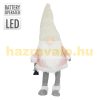 LED Elf 85 cm light figure Christmas decoration, made of pink plastic and polyester