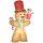 Inflatable Christmas gingerbread figure 235 cm Christmas decoration with LED lights