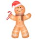 Inflatable Christmas gingerbread figure 240 cm Christmas decoration with LED lights