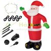 Inflatable Christmas Santa figure 250 cm with LED lighting, outdoor/indoor