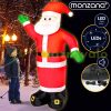 Inflatable Christmas Santa figure 250 cm with LED lighting, outdoor/indoor