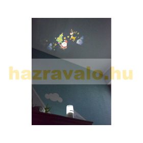   LED projektor 24 karácsonyi motívummal, távirányítóval beltéri LED kivetítő