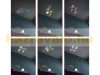 LED projector set of 2 with 24 Christmas motifs, with remote control indoor LED projector