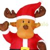 Inflatable Christmas reindeer figure 135 cm with LED lighting, outdoor/indoor