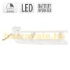 Illuminated sleigh decoration with white, warm white LED 50.5x13.5x23.5 cm wooden Christmas decoration