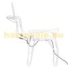 LED moving reindeer Christmas decoration 85x98 cm, warm white, indoor and outdoor Christmas lighting