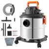 Nedves–száraz porszívó 20l 1200W rozsdamentes acél műhely- és háztartási porszívó fújó funkcióval
