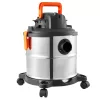 Nedves–száraz porszívó 20l 1200W rozsdamentes acél műhely- és háztartási porszívó fújó funkcióval