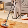 Gőztisztító 2000W vegyszermentes gőzgép 2,5 l tartály, 23 tartozékkal, fugához, csempéhez, padlóhoz, autóhoz