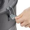 Hamuporszívó 1200W 15 literes HEPA szűrővel, hőálló fém tömlővel, 16 kPa szívóerővel kandallóhoz, grillekhez
