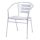 Cafe Chair Outdoor Aluminum Stackable Metal Bistro Chair Stackable Garden Chair