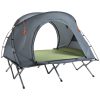 Folding double camping bed with tent and mattress, double bed with tent, camping double bed, romantic hiking