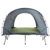 Folding double camping bed with tent and mattress, double bed with tent, camping double bed, romantic hiking