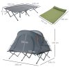 Folding double camping bed with tent and mattress, double bed with tent, camping double bed, romantic hiking