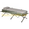 Folding single camping bed with tent with sleeping bag and mattress