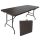 Folding plastic garden camping table beer table garden table 180x75x74 cm