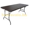 Folding plastic garden camping table beer table garden table 180x75x74 cm