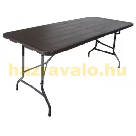   Összecsukható műanyag kerti kemping asztal sörasztal kerti asztal 180x75x74 cm