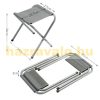 Folding aluminum camping table 120x60x55/62/70 cm adjustable height picnic table, suitcase table