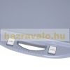 Camping table aluminum 135x82x66 cm foldable 4-person set in gray color