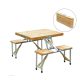 Camping table wooden folding table picnic bench dining table