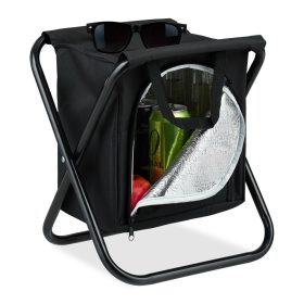   Összecsukható kempingszék és hűtőtáska egyben helytakarékos túraszék kempinghez, horgászáshoz