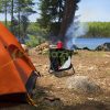 Folding camping chair and cooler bag are also a space-saving hiking chair for camping and fishing