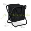 Folding camping chair and cooler bag are also a space-saving hiking chair for camping and fishing