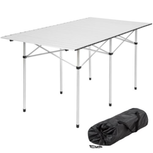 Accordion table top Folding garden picnic camping table waterproof 140x70x70 cm also excellent for hiking