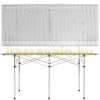 Accordion table top Folding garden picnic camping table waterproof 140x70x70 cm also excellent for hiking