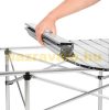 Accordion table top Folding garden picnic camping table waterproof 140x70x70 cm also excellent for hiking