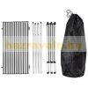 Accordion table top Folding garden picnic camping table waterproof 140x70x70 cm also excellent for hiking