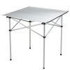 Összecsukható alumínium kempingasztal 70x70 cm könnyű, stabil, 30 kg teherbírás