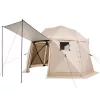 Pop-up kemping pavilon sátor 3,6x3,6 m 13 oldalú gömb alakú party sátor 8–10 fő részére