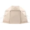 Pop-up kemping pavilon sátor 3,6x3,6 m 13 oldalú gömb alakú party sátor 8–10 fő részére