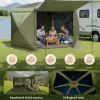 Pop-up kemping pavilon sátor 3x3 m 6 oldalú party sátor 6–8 fő részére