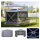 Pop-up kemping pavilon 3,6x3,6x2,2 m 6 oldalú party sátor 8-10 fő részére, szürke színben
