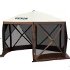 Pop-up kemping pavilon sátor 3,66x3,66 m 6 oldalú szúnyoghálós party sátor 8 fő részére