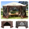 Pop-up kemping pavilon 3,05x3,05 m szúnyoghálós party sátor 8 fő részére