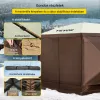 Pop-up kemping pavilon 3,05x3,05 m szúnyoghálós party sátor 8 fő részére