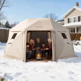   Pop-up kemping pavilon sátor 4,57x4,57 m 13 oldalú gömb alakú party sátor 12-15 fő részére