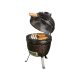  2in1 Kamado ceramic grill and smoker with thermometer, ventilation Ø 27 cm