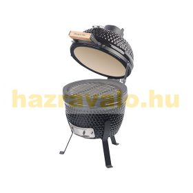    2in1 Kamado kerámia grill és smoker hőmérővel, szellőztetővel Ø 27 cm