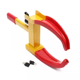   Kerékbilincs autó lakókocsi utánfutó lopás gátló Autógumi kerékőr gumiabroncs kerékzár