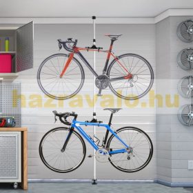   Kerékpártartó oszlop alumínium biciklitartó 2 kerékpár számára Ø12x171-400 cm