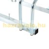 Bicycle rack bicycle storage 130x33x27 cm metal for 5 bicycles silver