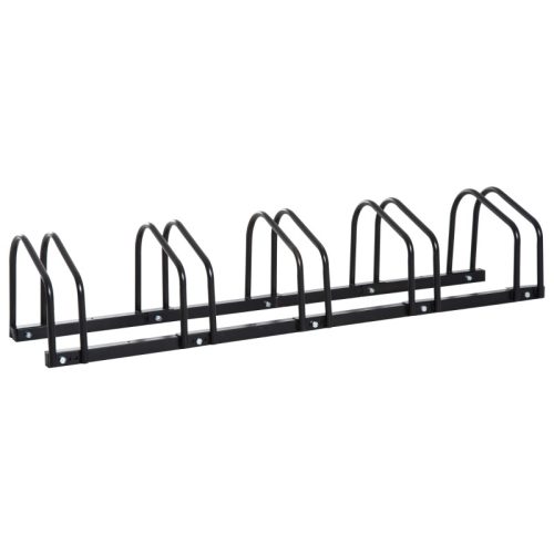 Bicycle rack bicycle storage 130x33x27 cm metal for 5 bicycles