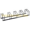 Bicycle rack bicycle storage 130x33x27 cm metal for 5 bicycles